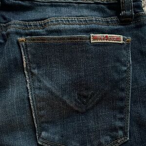 Girls “Hudson” blue denim Bermuda cuffed shorts. Size 16. Excellent condition.